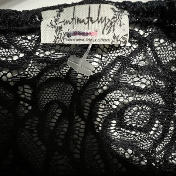 Free People Black Lace In My Head Bodysuit - Picture 9 of 11